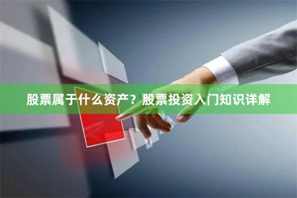 股票属于什么资产？股票投资入门知识详解